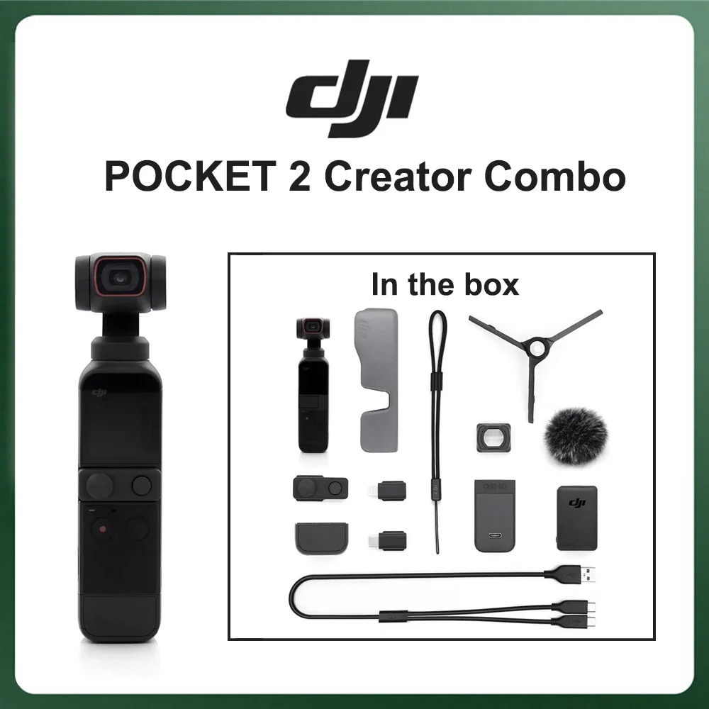  DJI Pocket 2 Creator Combo - 3 Axis Gimbal Stabilizer