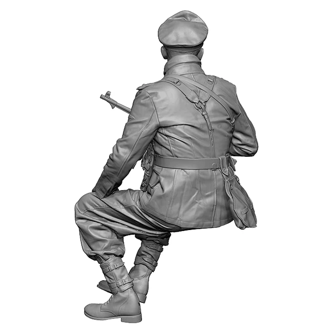 1/35 레진 모델 키트 군인 무색 및 자체 조립식 A-2262