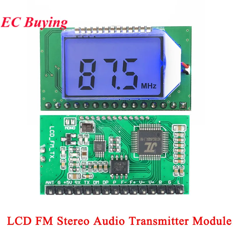 Modulo Ricevitore Radio FM Stereo Digitale DSP PLL 87-108 MHz Con Controllo Seriale