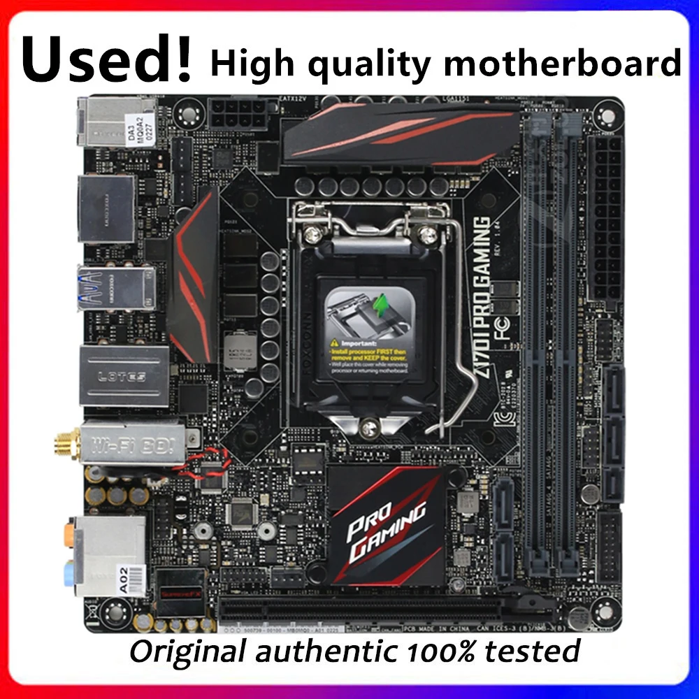 Per Z170I Pro Gaming Originale Usato Desktop Intel Z170 32Gb Ddr4 Scheda Madre Lga 1151 I7/I5/I3 Usb3.0 Sata3