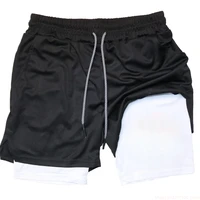 Men's Two-in-one Multifunctional Shorts Summer Quick-drying Casual Breathable Sports Pant Boxing Jiu-jitsu Training Shorts M-3XL 1
