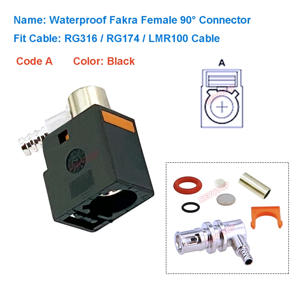 50 15 fio de conector para rg174 rg316 01