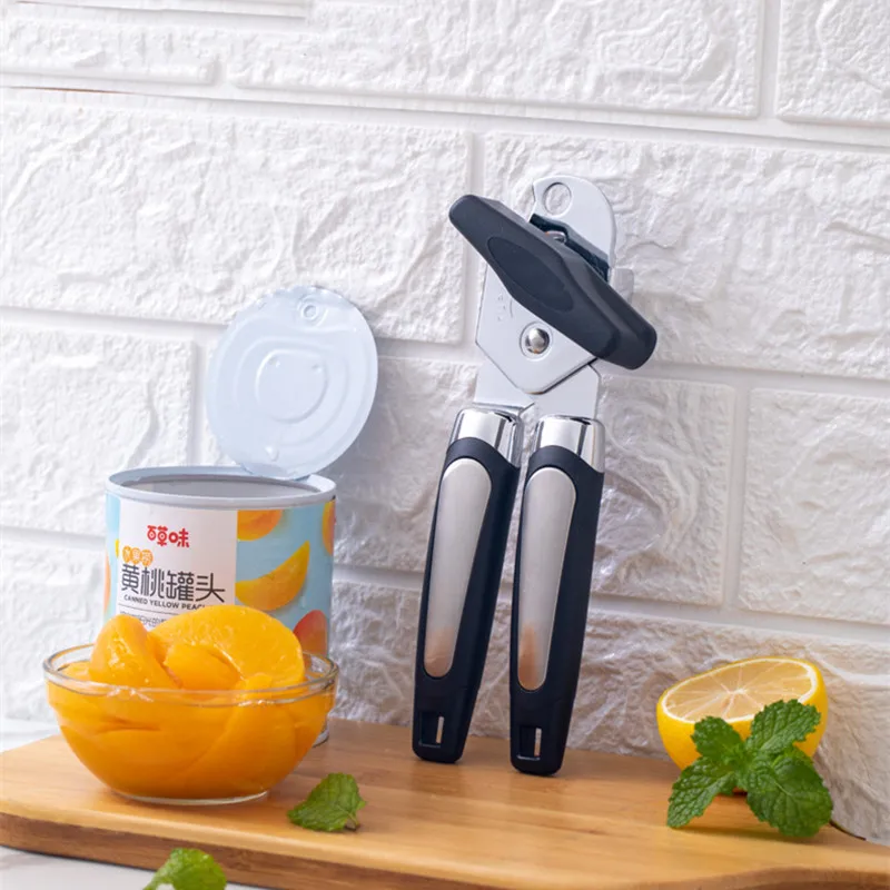 

Stainless steel can opener can cutter can tool manual three in one multi-function beer opener bottle opener wine opener