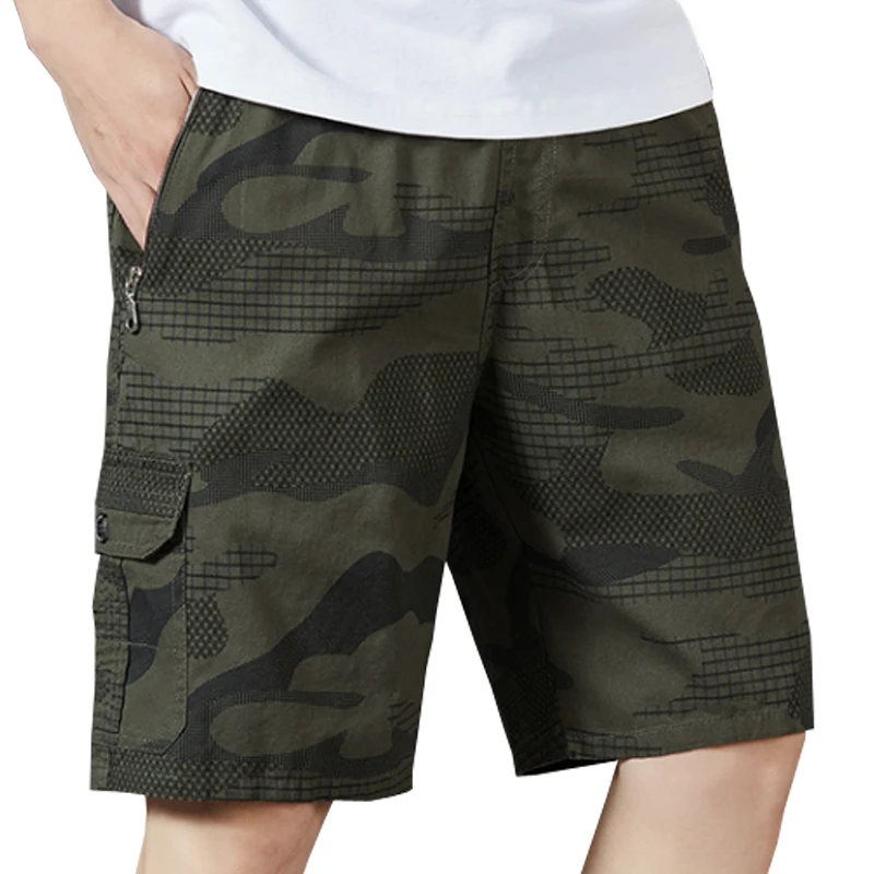 

Men's casual shorts High quality brand 100% cotton overalls camouflage shorts men Summer Outdoor Bermuda breeches short homme