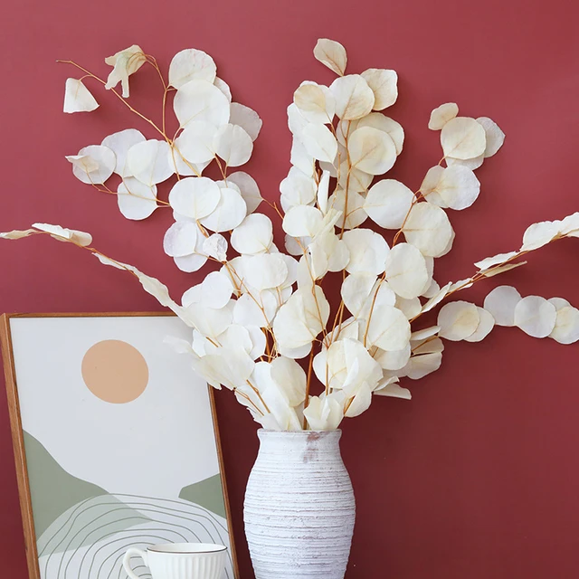 Natural Dried Flowers Pampas Grass Preserved White Eucalyptus Leaves  Bouquet Bunny Tails Bouquet Wedding Home Halloween Decor - Artificial  Flowers - AliExpress