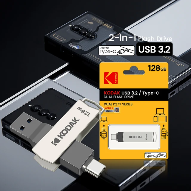 MGA Special Photo Card FJORD コンプ寸前セット Kodak K273 USB 3.2 Flash Drive OTG 128GB Pendrive USB3.2 Gen