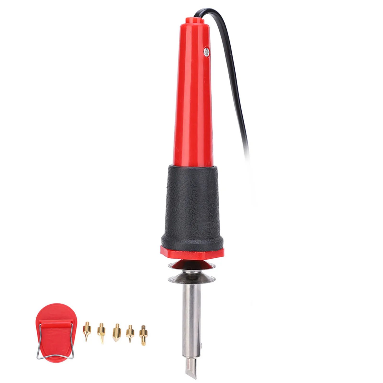 40W Electric Soldering Iron Set Wood Burning Pen Engraving Carving Pyrography Tool
