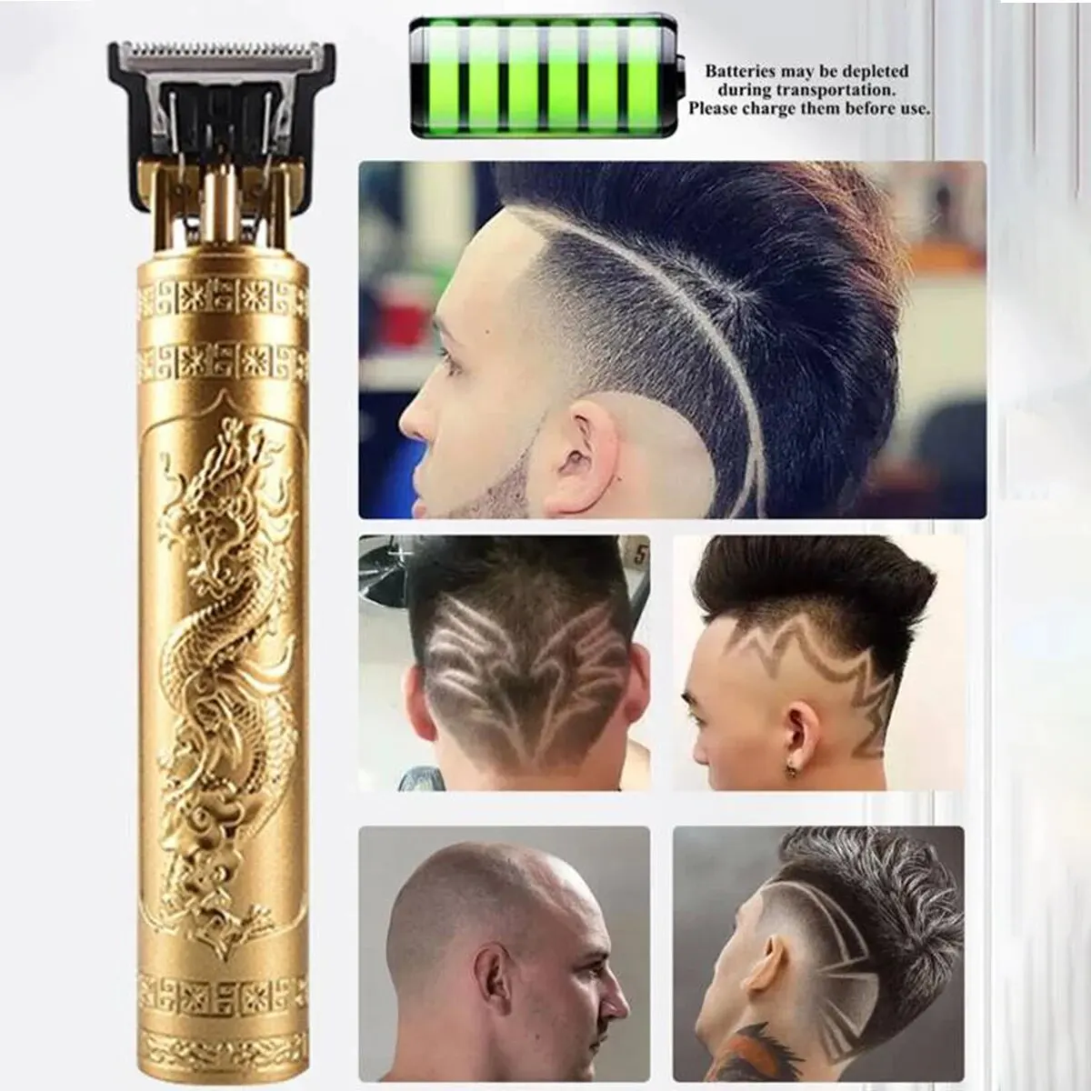 

T9 USB Electric Hair Clipper For Men Hair Cutting Machine Rechargeable Man Shaver Trimmer Barber Technical Beard Trimmer