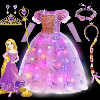Glowing Rapunzel Princess Dress 1