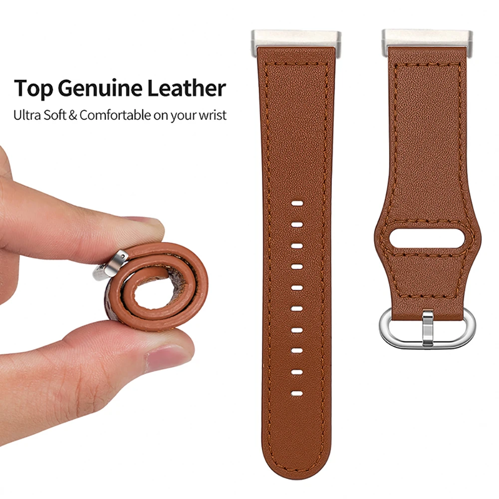Genuine Leather Casual Fashion Wristband Strap