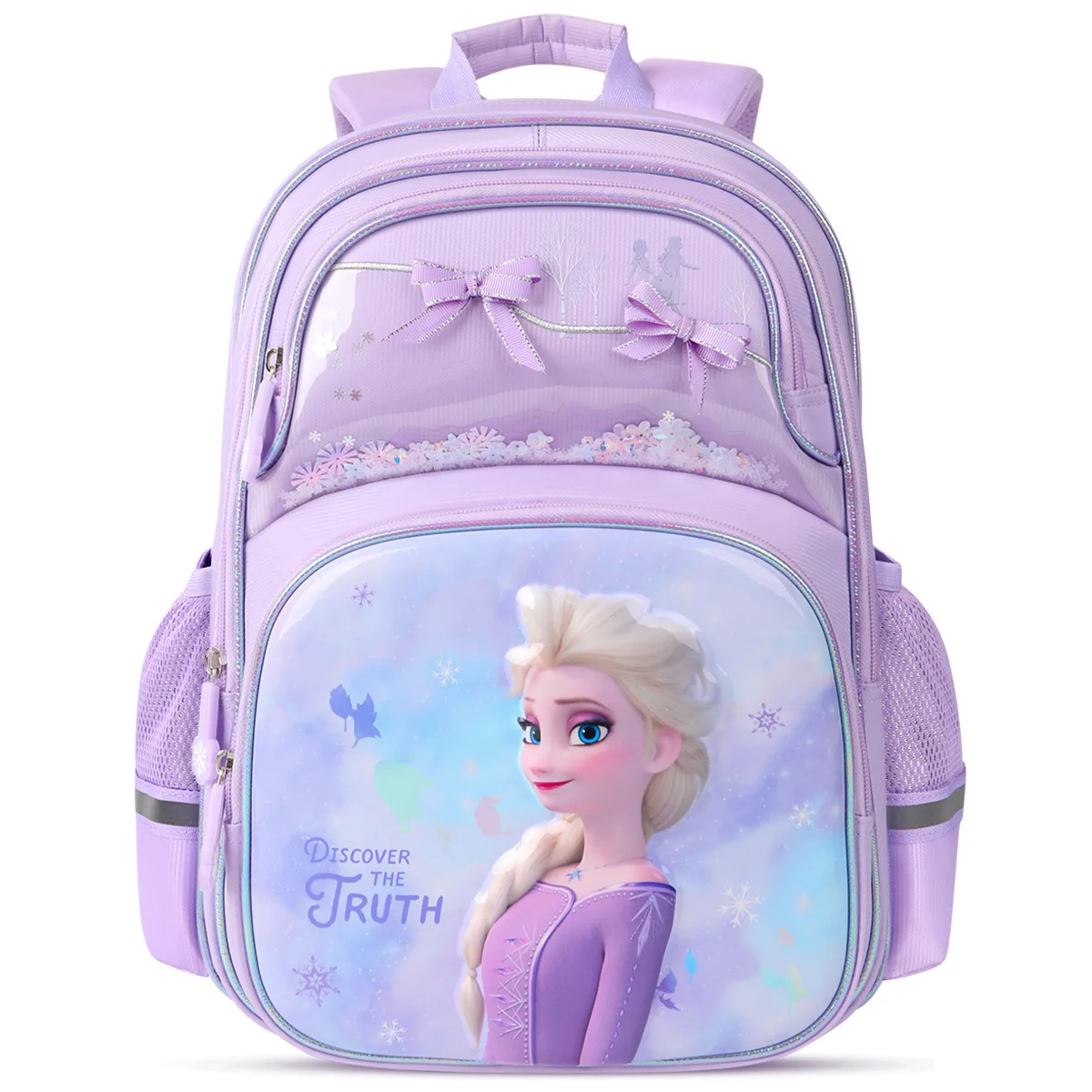 2024 Disney Frozen Girls School Bags Grade 1-3 Elsa Anna Primary Student Shoulder Orthopedic Backpack Large Capacity Mochilas