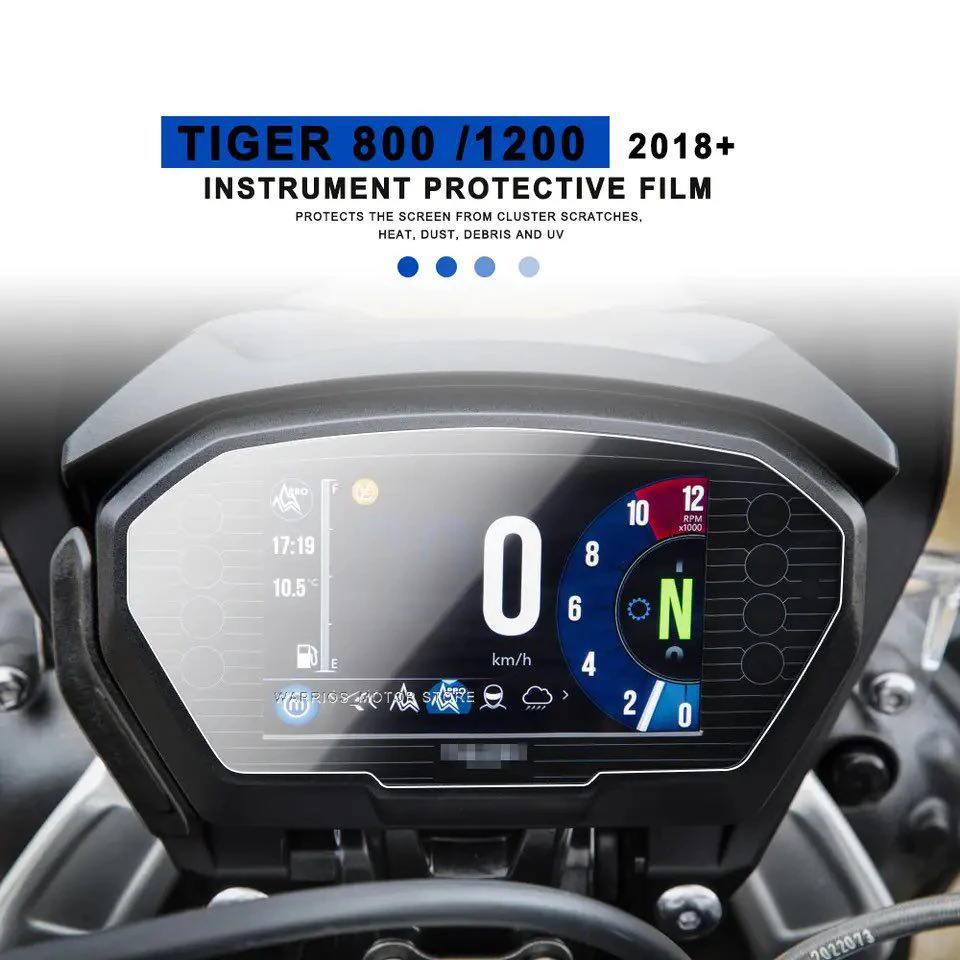 

Motorcycle Scratch Cluster Screen HD Instrument Protection Film For Street Triple 765 RS / Moto2 2023+ 765RS 765S 17-23 R/S/RS