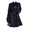 Spring Harajuku Streetwear Two-Piece Skirt Spring Oversize Punk Chain Ribbon Skirts Women 2 Piece Suit For Female 1