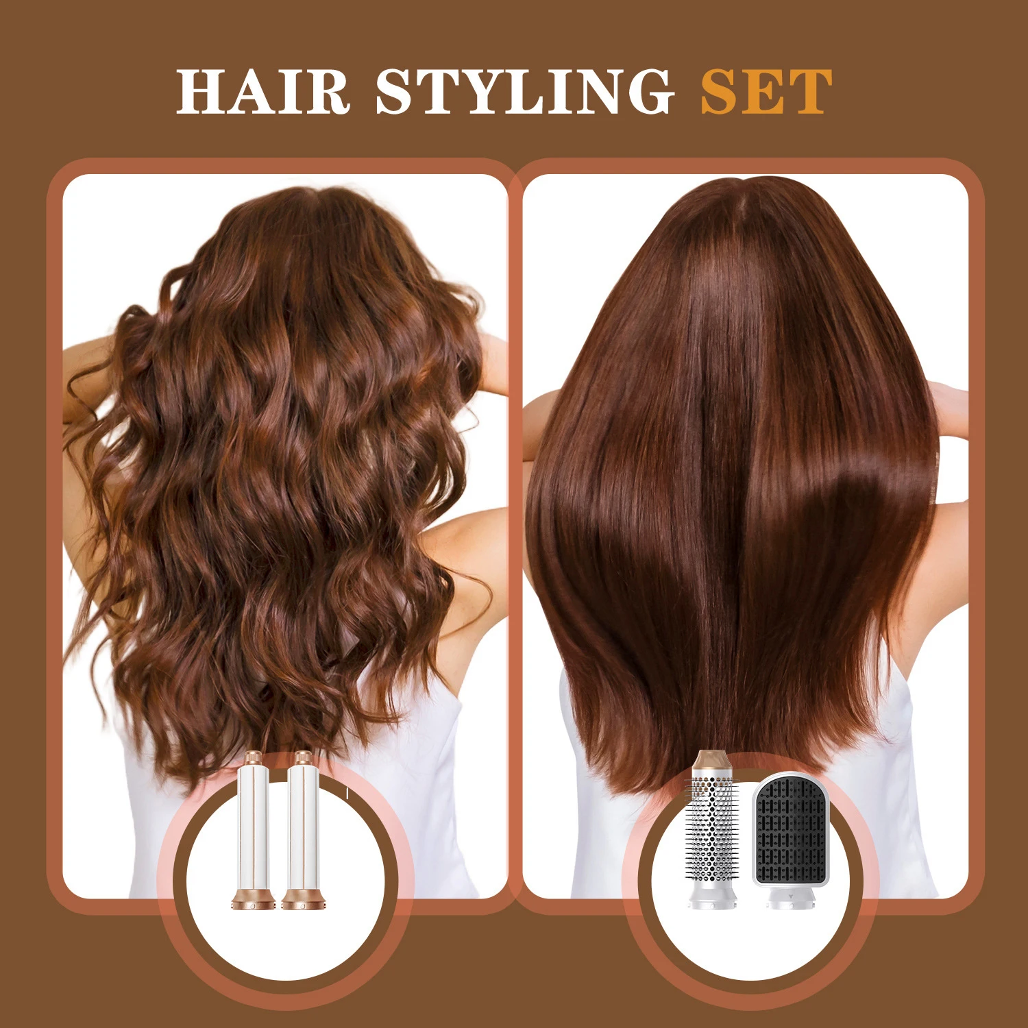 Hair Dryer Hair Styler Air Hair Styler 7 in 1 Air Styler Hot Styling Tool For Dyson Airwrap Brush Hair Curling Iron Personal Care Appliances