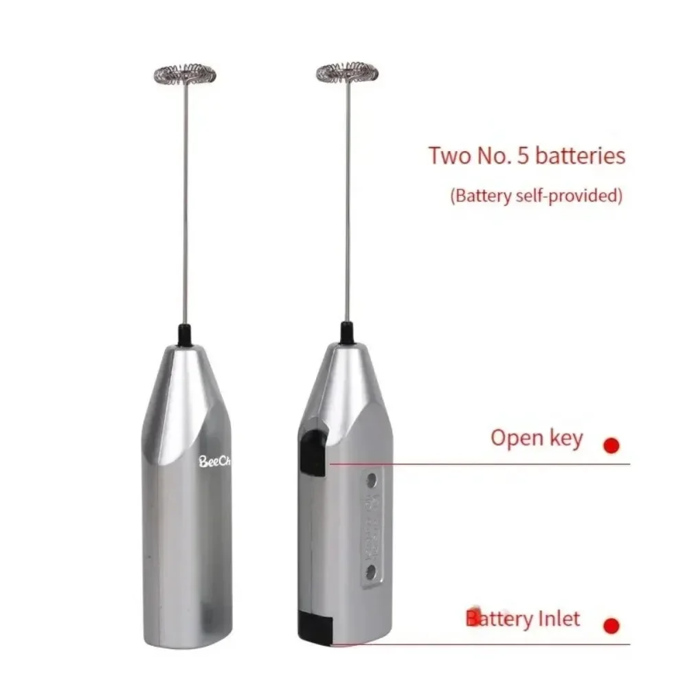 Description Picture 3 of item1pc Mini Electric Whisk Household Handheld Mixer Milk Beater BakingTools Kitchen Supplie Cream Whipping Whip The Eggs With Cream