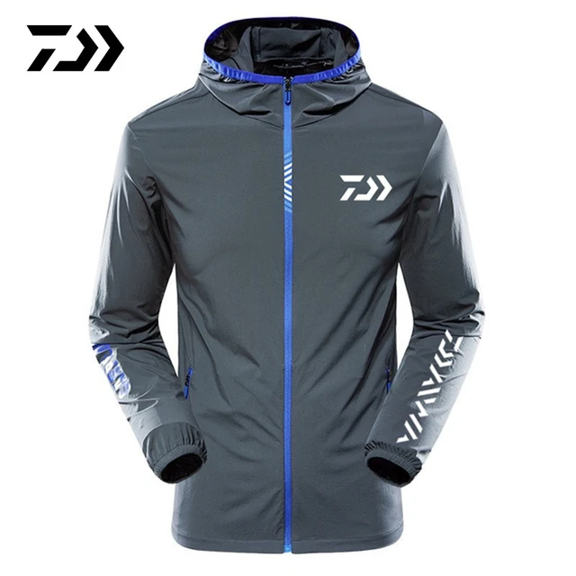 DAIWA 2023 New Men's Fishing Clothing Thin Style Elastic Ice Silk