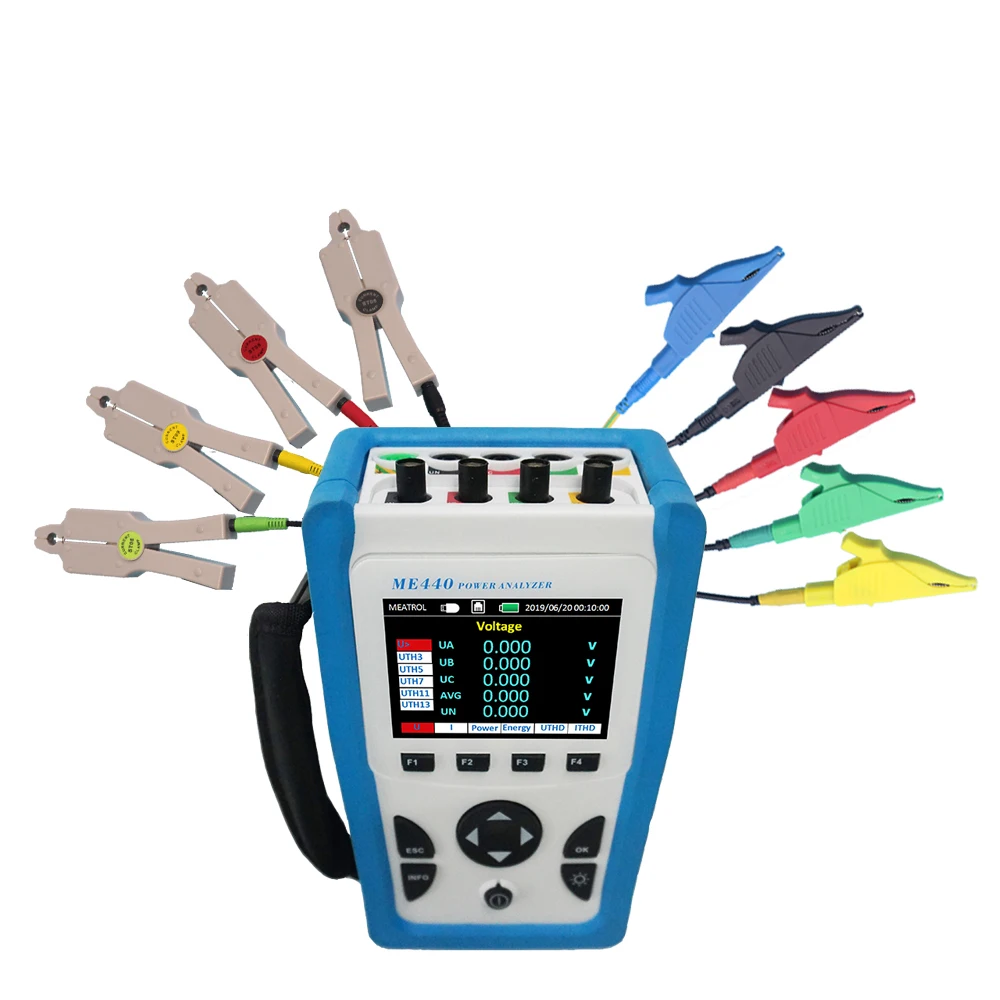 

ME440 3 Phase Electric power meter Quality Analyzer Electrical Measuring Instruments Meter
