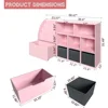 Toy Storage Organizer, Kids Book Shelf and Toy Organizer, Toy Organizers and Storage with Movable Drawers, Playroom Organization 6