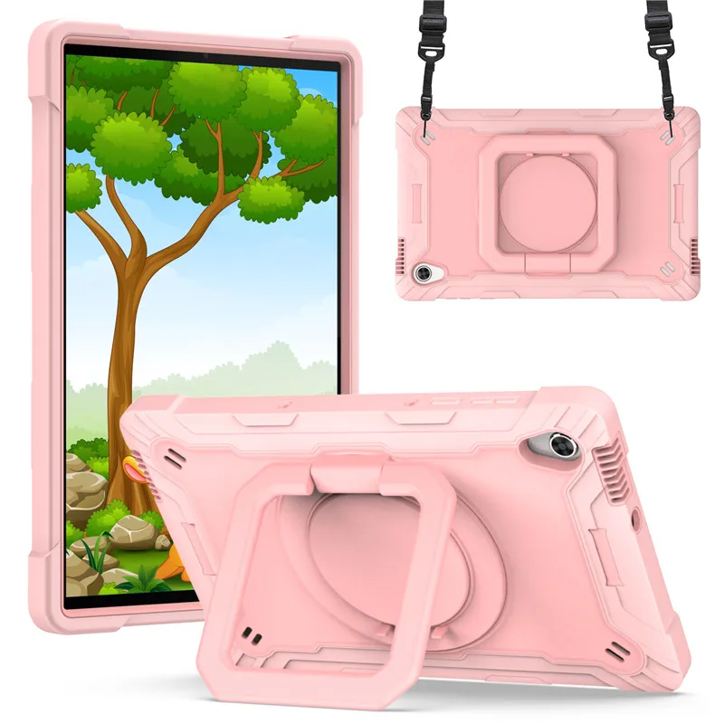 Custodia Per Lenovo Tab M10 HD (2nd Gen) 10.1'' – Cover In PU Con Portapenne E Stilo Incluso – Motivo Farfalla Verde - 3