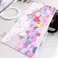 1pc-B-BTS-bt21 Floor Mat Mouse Mat Desk Mat With Pad Gaming Accessories Prime Gaming XXL Keyboard Pad Padding Mat 1