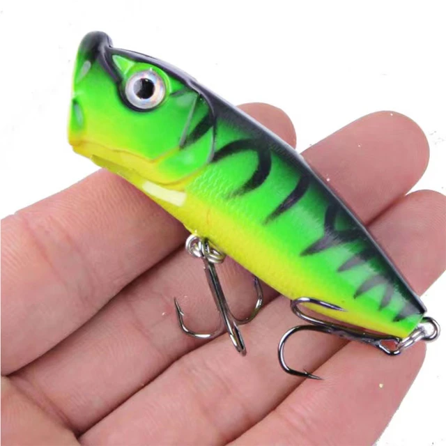 Popper Crankbait Fishing Lures Topwater Floating Wobbler Hard Artificial  Bait For Fishing Tackle Surfaces Pike Trolling Swimbait - AliExpress