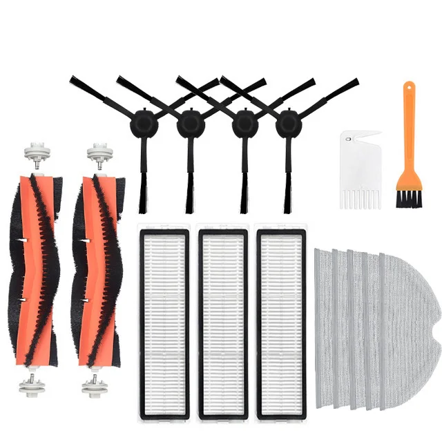 새로운 메인 브러시 Hepa 필터 사이드 브러쉬 Dreame D9 L10 Pro 진공 청소기 부품 용 걸레 천 청소 도구