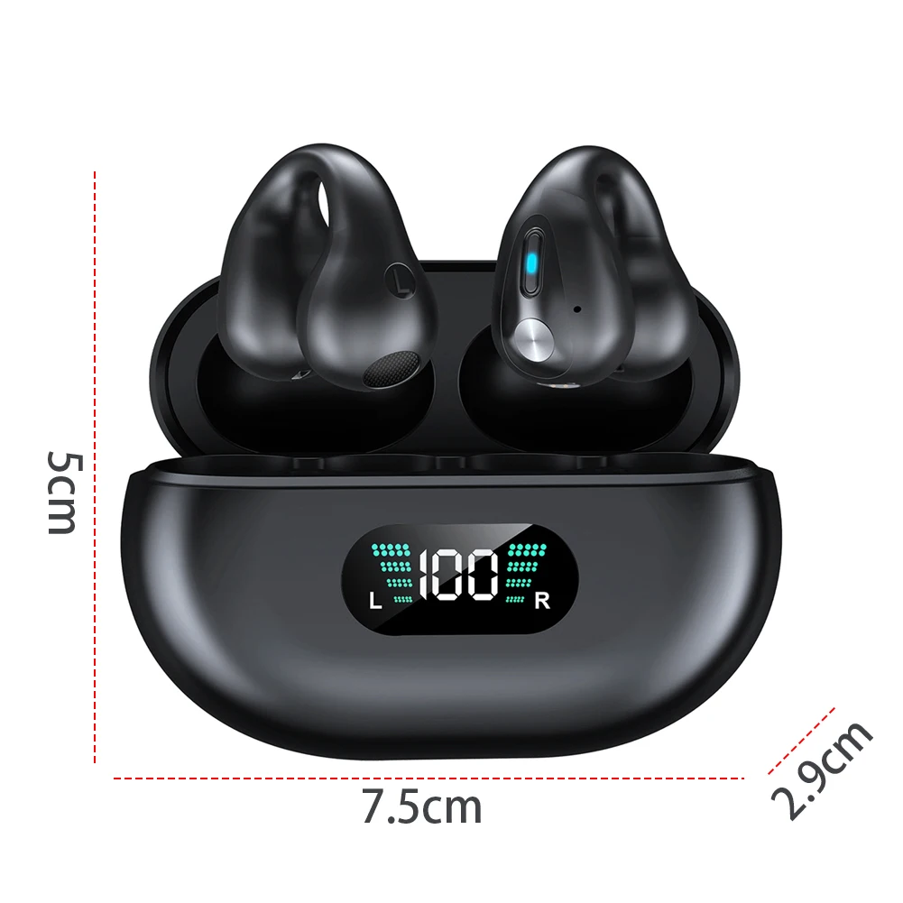 144 Languages Translator Earbuds Bone Conduction Smart AI Language Translator Device Noise Cancelling Earbuds with LED Display translator earbuds language translator