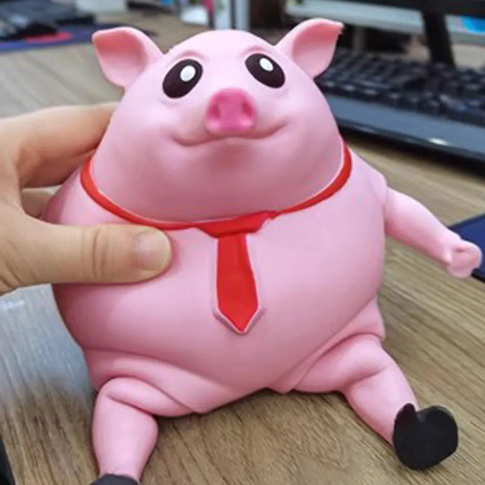 Squeeze Pink Pigs Antistress Toy Cute Squeeze Animals Lovely Piggy Doll Stress Relief Toy Decompression Toy Children Gifts 6