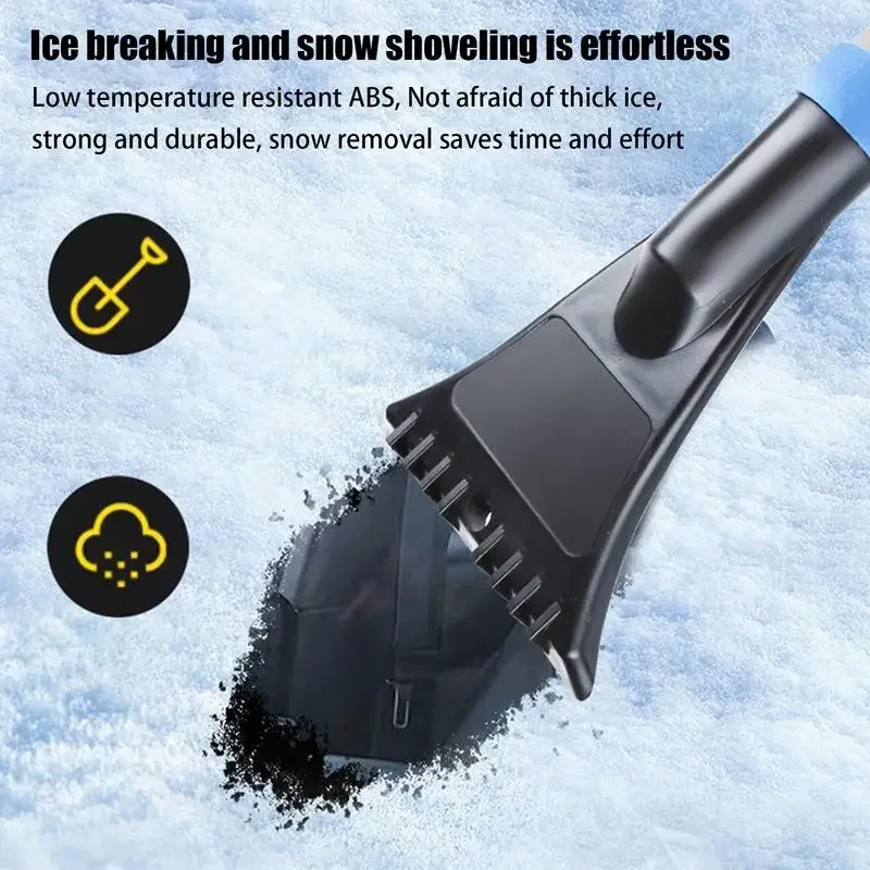 Car Snow Shovel Winter Car Exterior Shovel for Snow Removal Safe Driving Roof Hood and Window Removal Tool brush