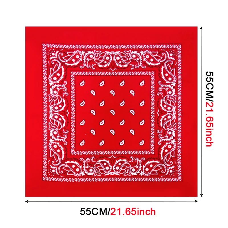 Vibrant Fashion Bandana for Men & Women - Hip Hop, Cycling, and Festive Accessory