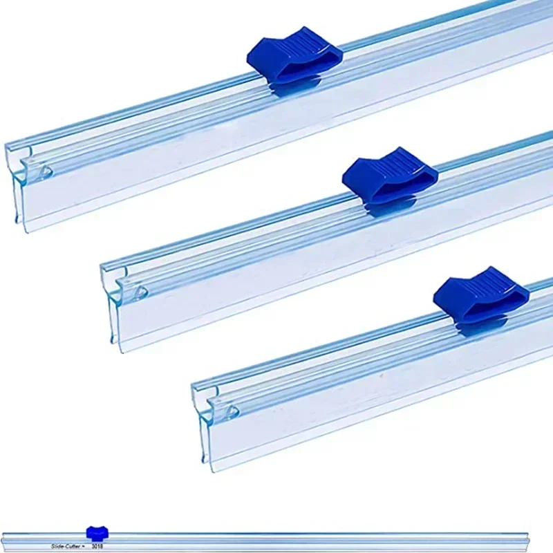 Economic Adhesive Plastic Wrap Dispenser Foil Film Cutter Replacements Cling Film Cutter Stretch Plastic Cutting Strip 2pcs plastic wrap cutter cling film cutter cling wrap dispenser kitchen wrap dispenser plastic wrap dispenser