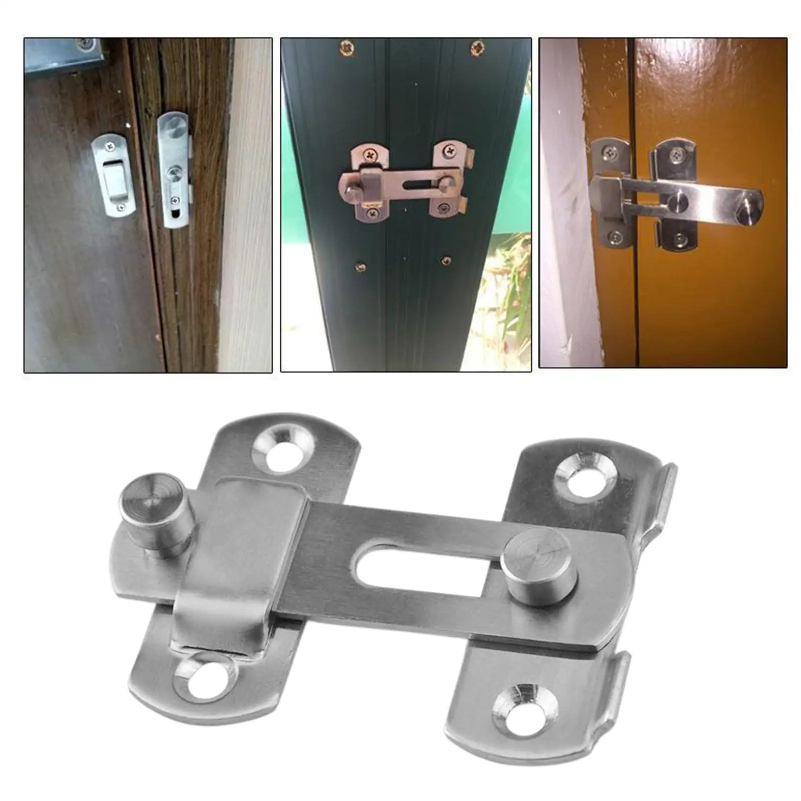Premium Stainless Steel Door Security Bolt for Home Entryways