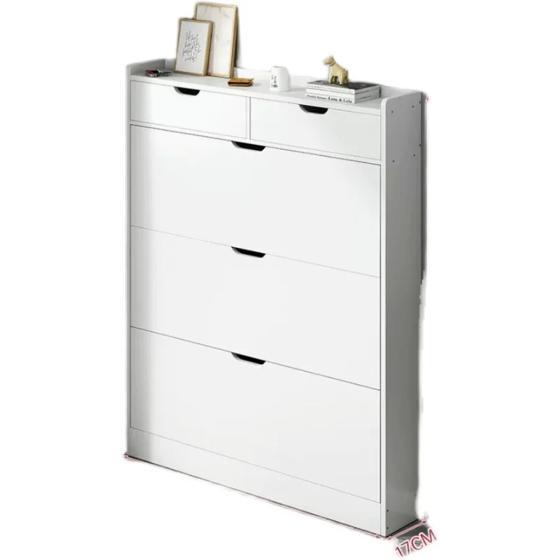 

White Modern Entrance Shoes Rack Storage Organised Shoes Cabinets Living Room Narrow Corridor Mueble Entrada Furniture MQ50XG