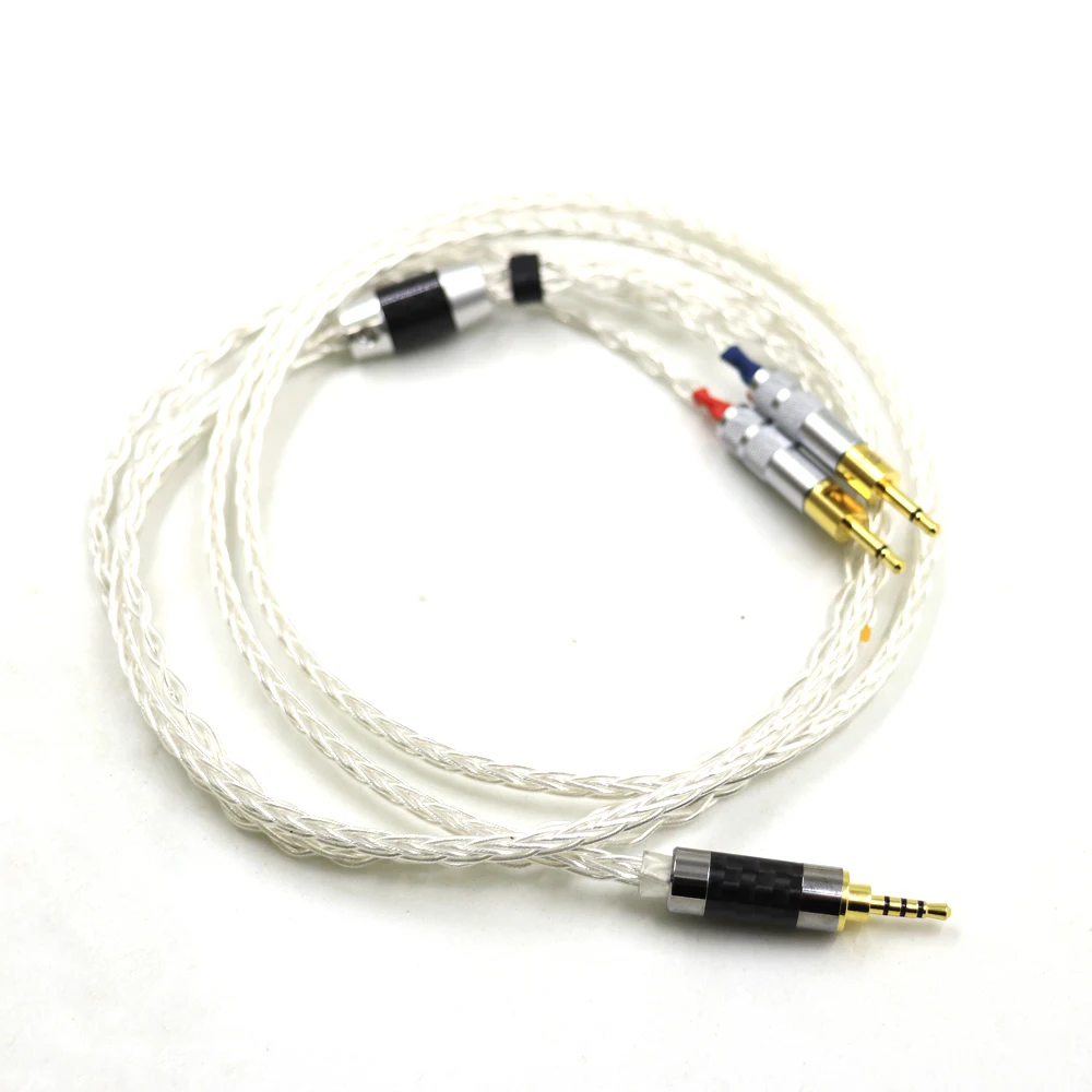 

HIFI SilverComet High-end Taiwan 7N Litz OCC Earbud Replace Upgrade Cable for Sennheiser HD700 HD 700 Headphone Earphone