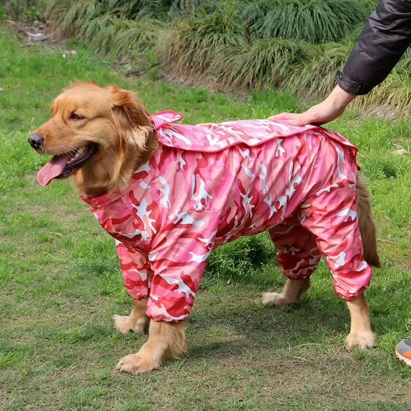 

Накидка, одежда, большой дождевик для собаки, костюмы, женский комбинезон для больших питомцев, комбинезон с капюшоном для куртки, комбинезоны для собак