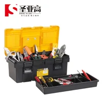 Home Toolbox Portable Large Plastic Hardware Electrician Multi-functional Car Maintenance Car Storage Box Tool Box 2