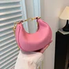 Mini Crescent Bag Girl Messenger Backpack Mini Purses and Handbags PU Leather Kids Crossbody Bag Small Coin Pouch Child Wallet 2