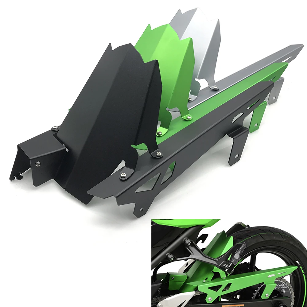 

Крышка цепи мотоцикла для Kawasaki Ninja400 Ninja 400 2018 2019 2020 2021 защитный кожух задние грязезащитные аксессуары