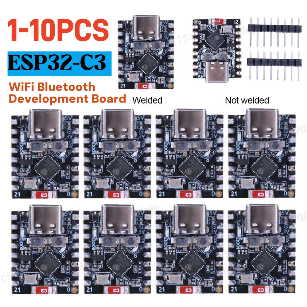 รูปสินค้า บอร์ดพัฒนา ESP32-C3 รุ่น SuperMini ขนาดเล็ก