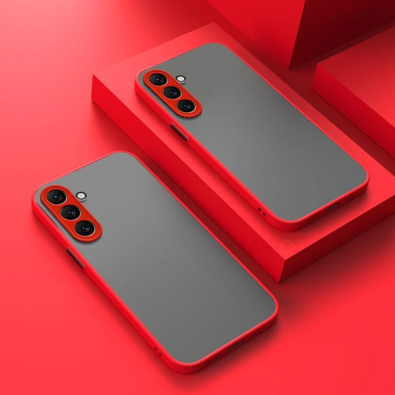 Matte Translucent Silicone Hard Case - Sleek & Protective Back Cover