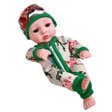 

Factory Hot Sale Reborn Doll Wholesale 30cm Whole Body Soft Vinyl Doll Dress Up Simulation Baby Doll