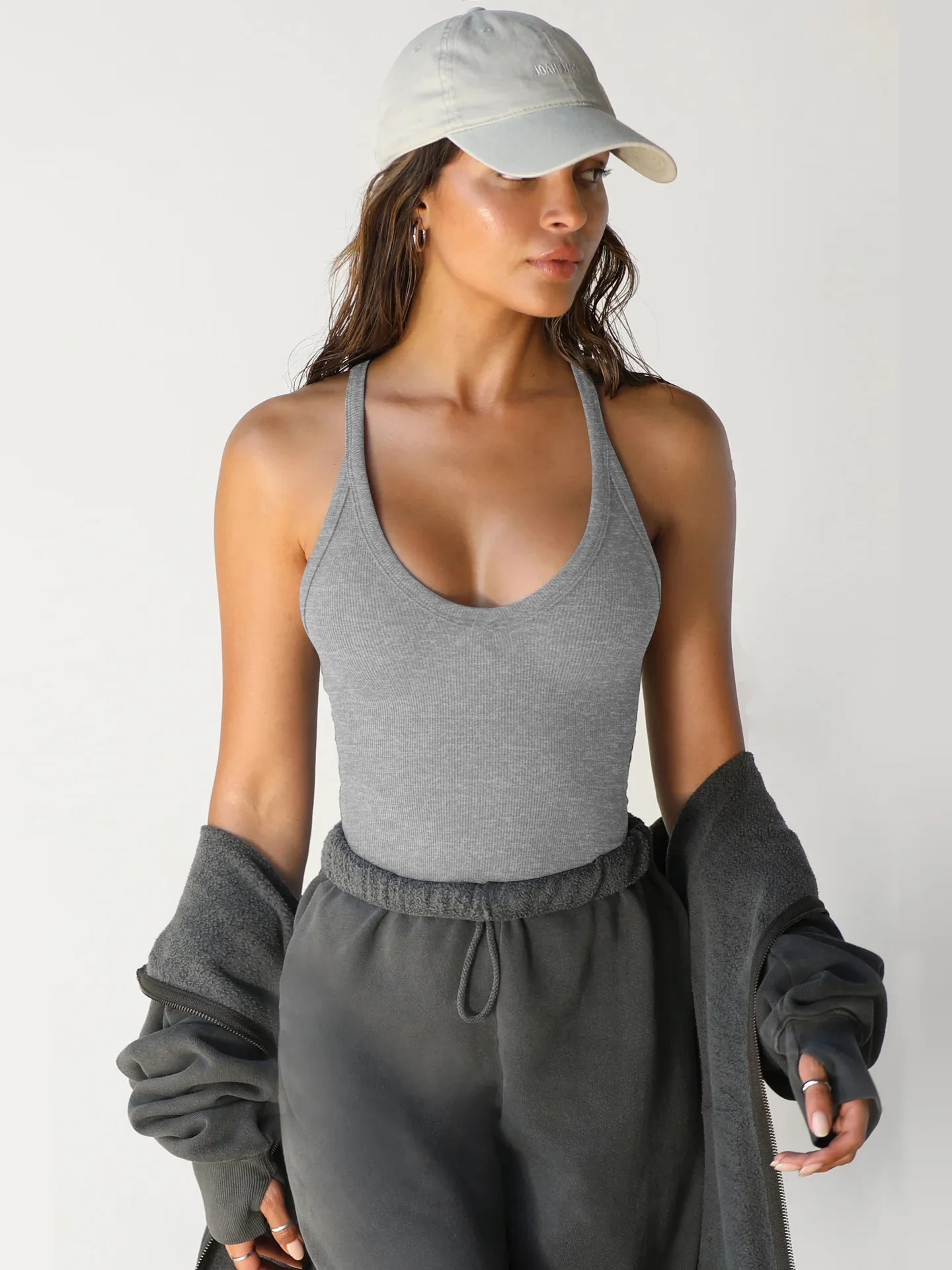 new vest base women spring summer Europe and the United States women's sexy slim top fashion brand with base shirt women