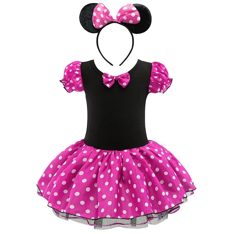 Dresses for babies Minnie Cosplay Costume Baby Girls Ballet Tutu Dress Kids Cartoon Mouse Dress and Headband Kids Christmas Birthday Party Clothes windsor dresses	 Dresses