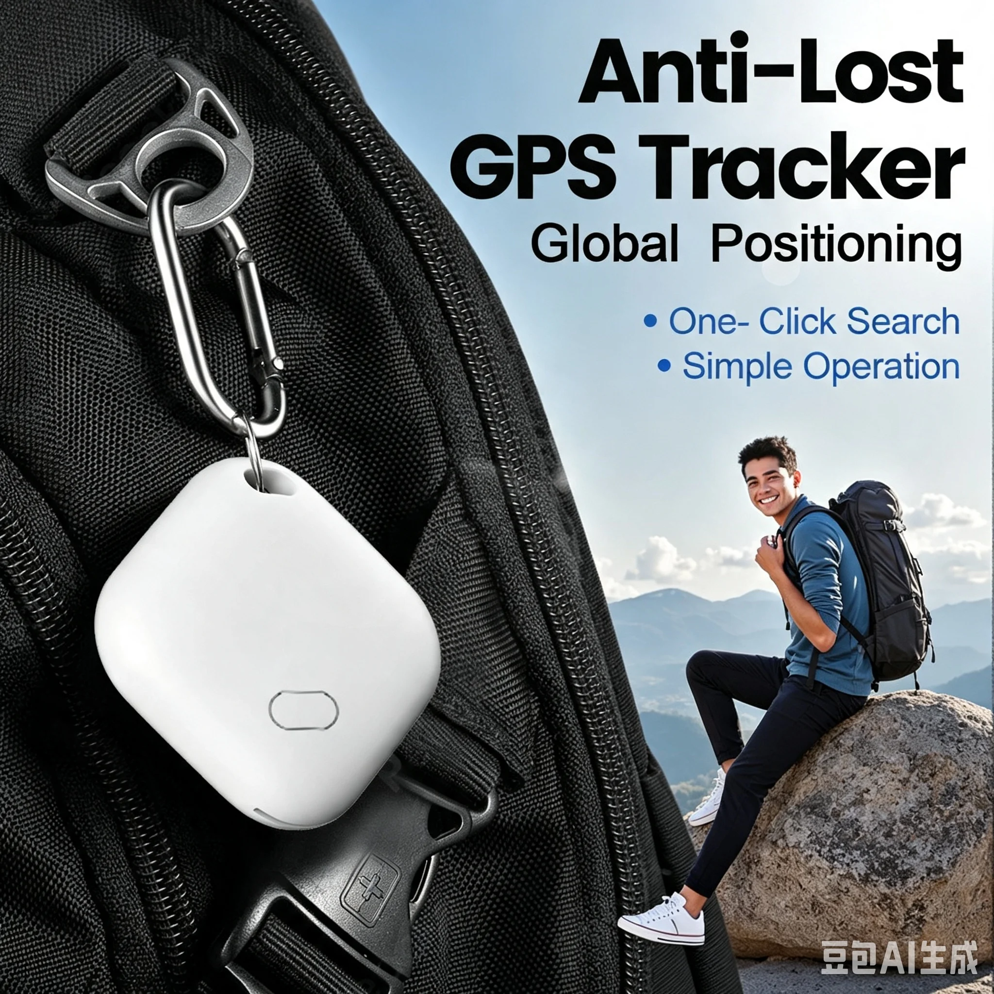 Mini GPS Tracker Compatible with Google Find Hub Device Smart Locator Pet Car Key Anti Lost GPS Track Finder For Android System