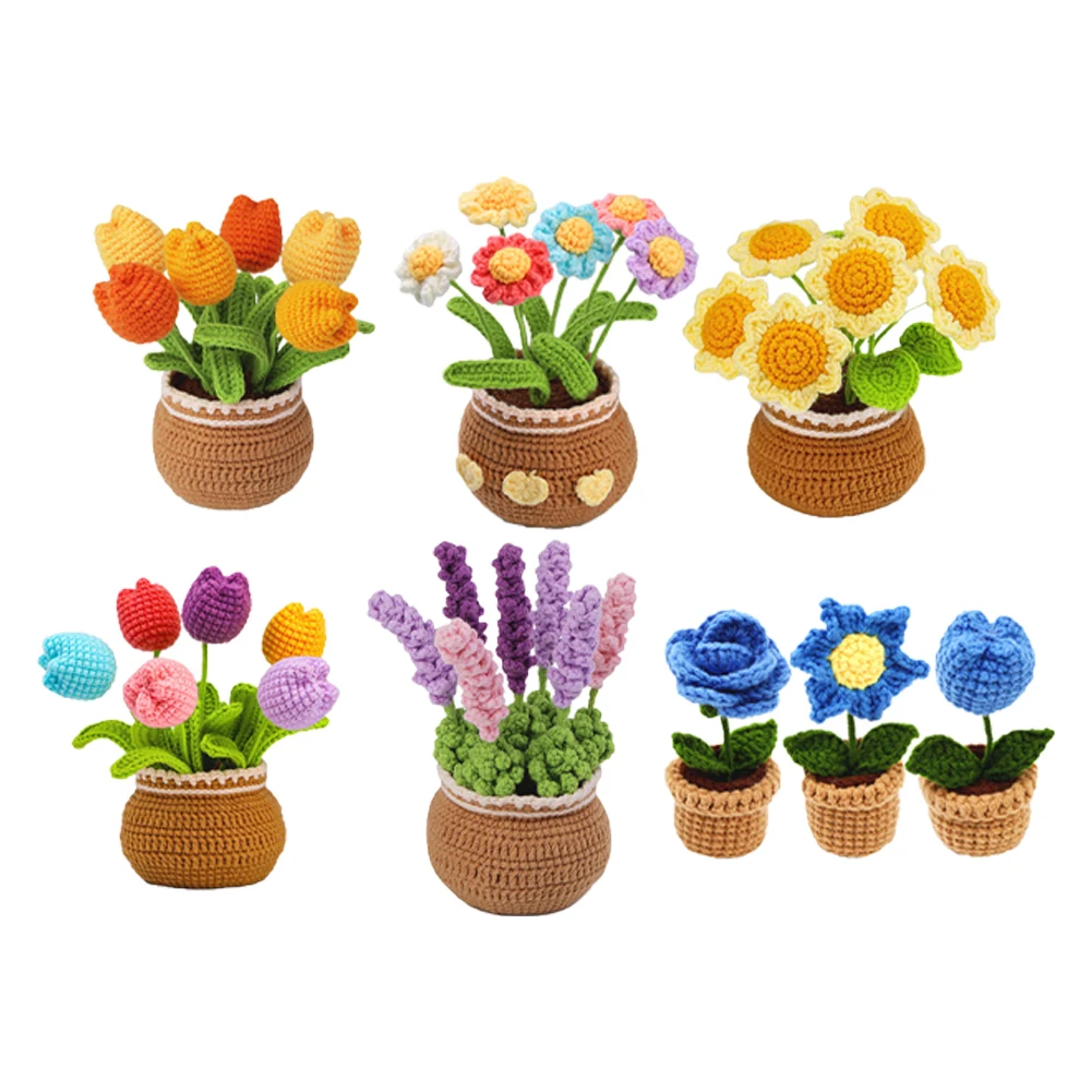 

Beginners Crochet Flowers Kit Knitting Kit Beginners Crochet Flowers Kit Complete Crochet Kit Crochet Kit DIY Craft