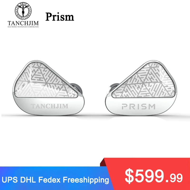 

Флагманские гибридные Hi-Fi наушники TANCHJIM Prism IEM 10 мм, динамические двойные сбалансированные арматурные наушники Sonion Driver