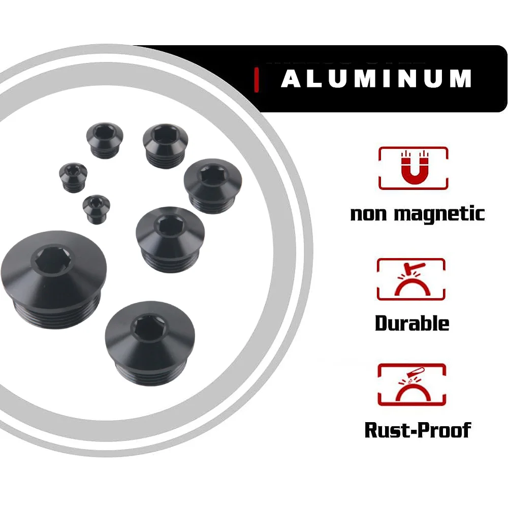 AN-8 (8AN AN8) Spina Porta Testa Esagonale Con O Ring Nero