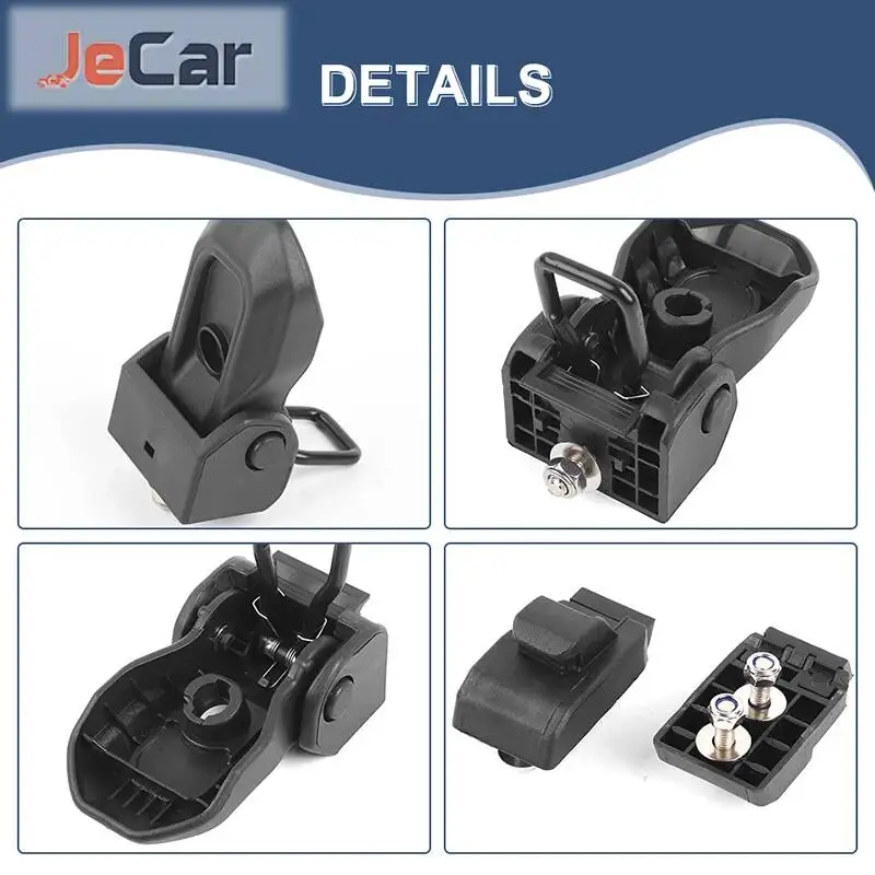 JeCar 자동차 순정 부품 (OE) 후드 캐치 지프 랭글러 JL / JT 글래디에이터 2018년 이후 차량 외장 액세서리