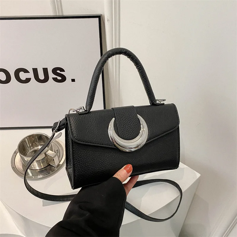 Fashion Solid Color 2024 New Western-style Casual Korean Crossbody Shoulder Bag Handbag for Women Small Square Shoulder Bag