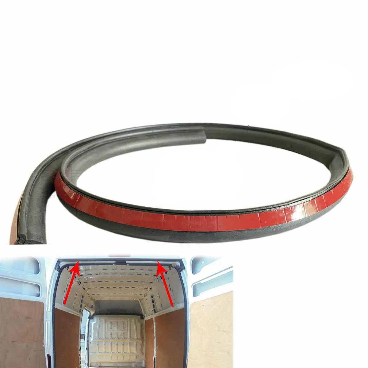 포드 트랜짓 Mk6 Mk7 2000-2013용 후면 상부 드립 씰 1개, 1751796, 1752735 필러 접착제 및 실란트 자동차 드립 씰링 스트립